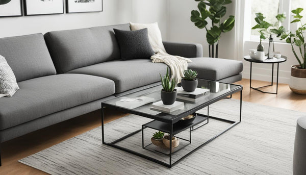 Couch to top coffee table ratio