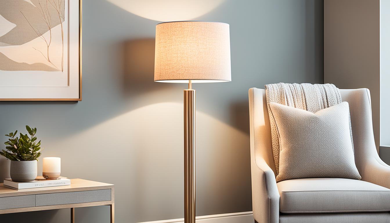 Floor Lamp With Shelves​