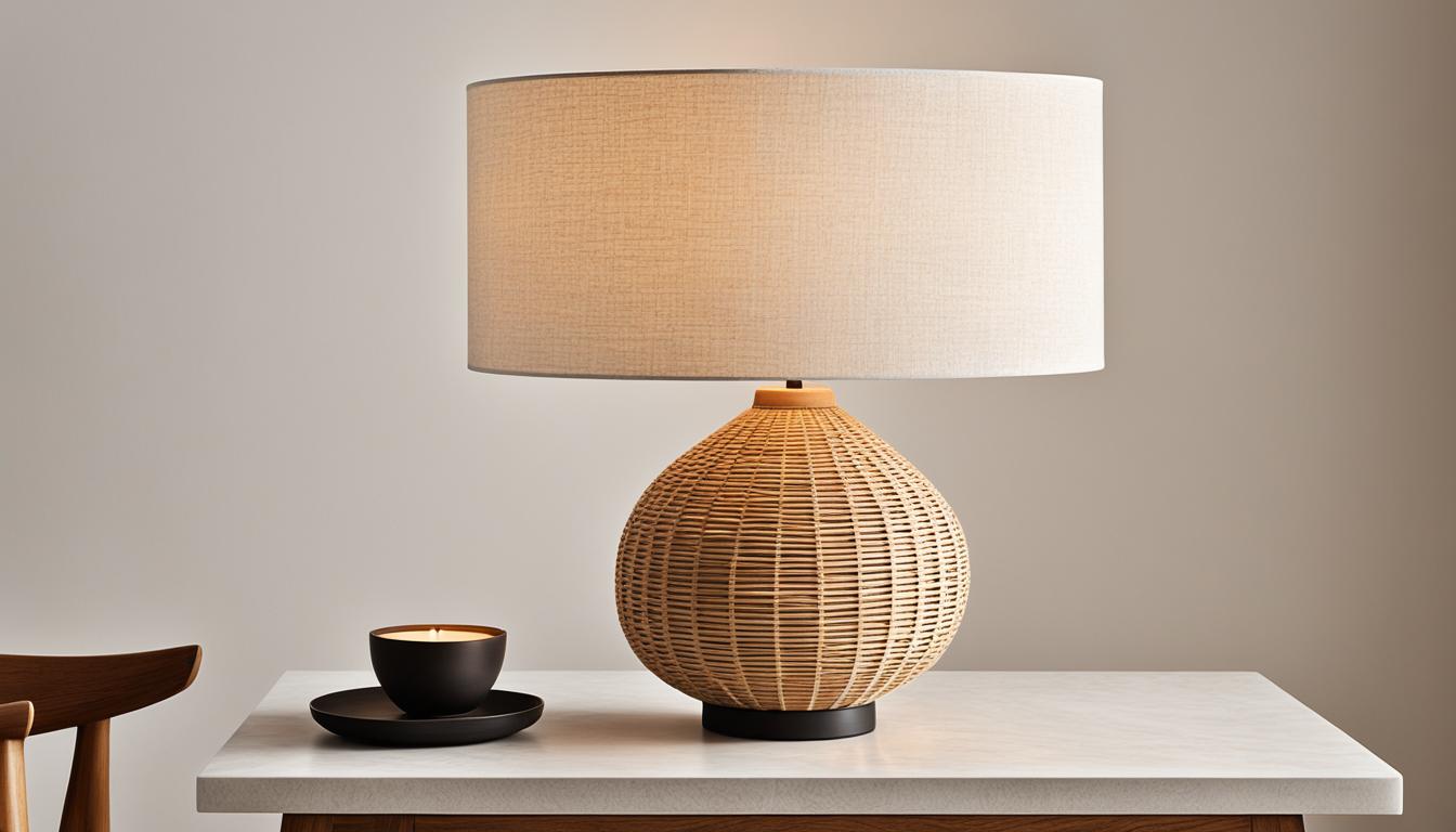 Japandi on sale table lamp