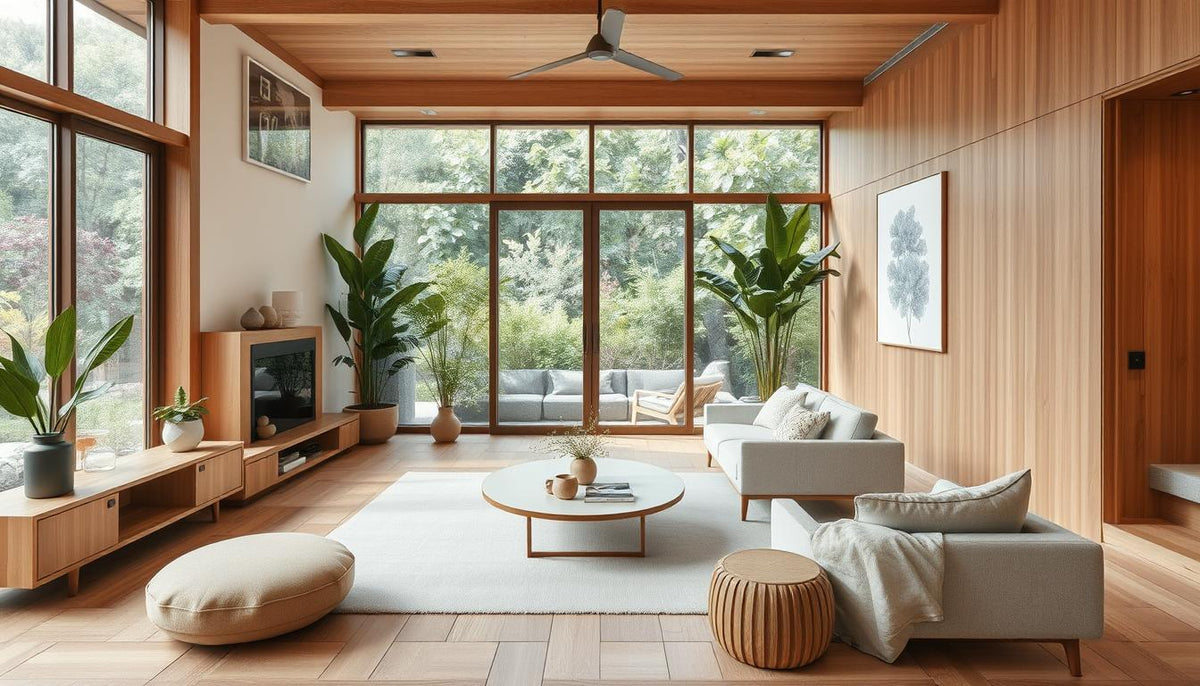 Illustration of Scandinavian Design Style Characteristics