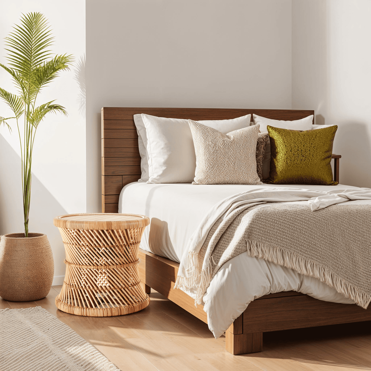 Japandi Unique Natural Coffee Table