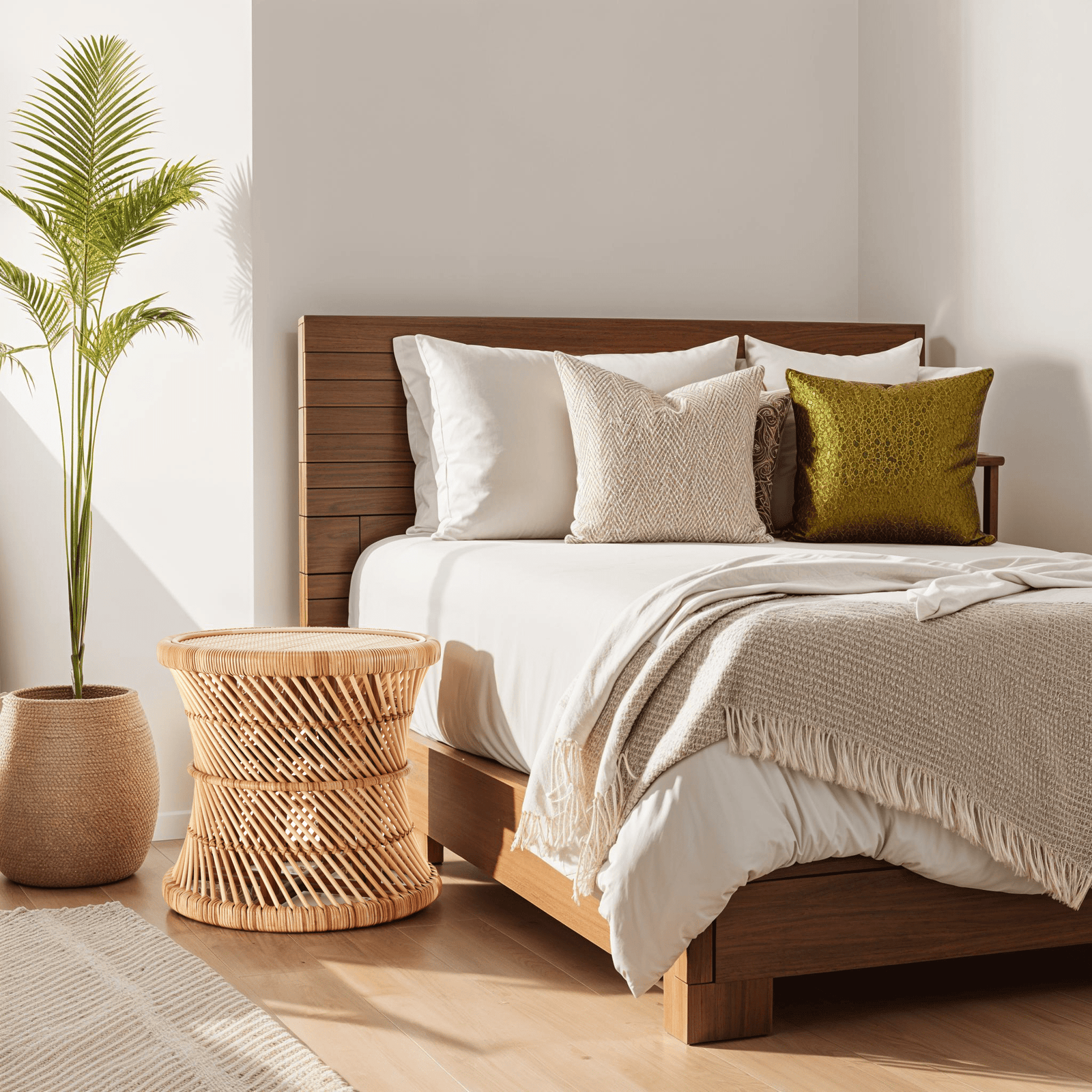 Japandi Unique Natural Coffee Table