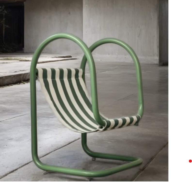 Collection La Piscine – Lounge Chair & Chair Set