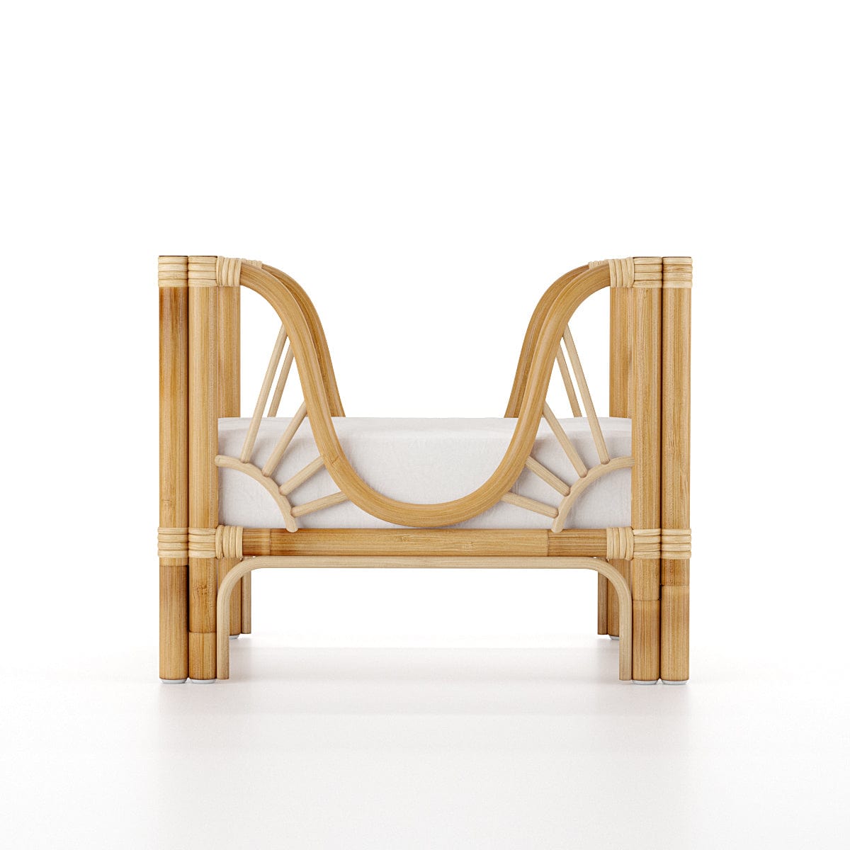 Catty Rattan Cat Bed with Mattress