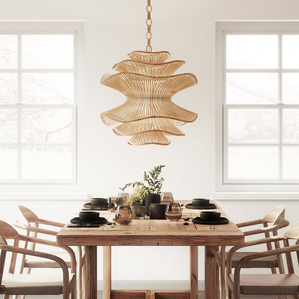 Japandi Large Lampshade Black and Natural - Mojo Boutique Japandi Large Lampshade Black and Natural - Mojo Boutique