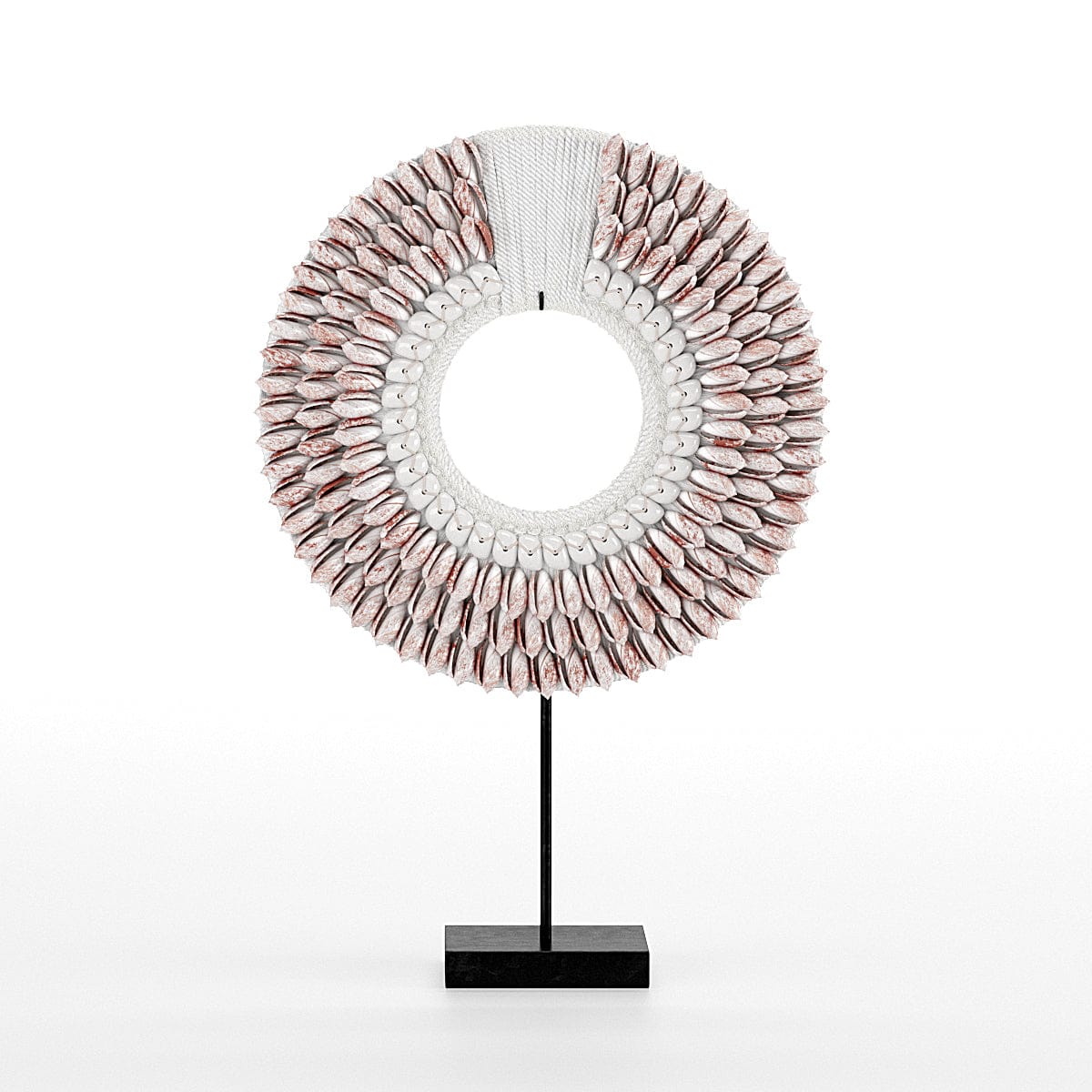 Light Pink Boho Chic Cowrie Shell Wall Decor