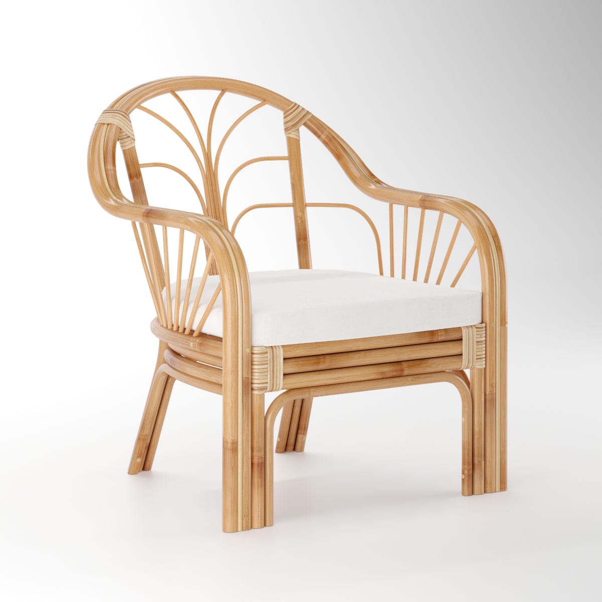 Bespoke Rattan Lounge Chair
