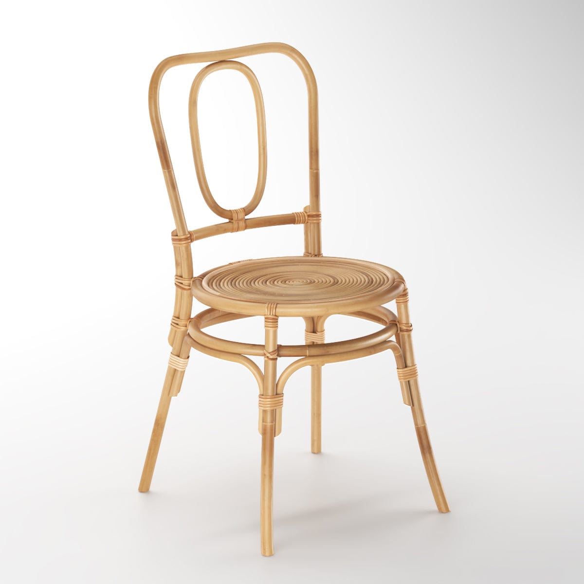 SET OF 2 Light Wooden Dining Chair
